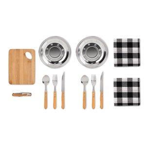 Picnic 2 person set in pouch — HUDSON