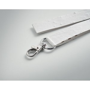 Seed paper lanyard w/hook — LANSEE