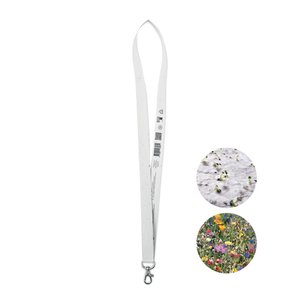 Seed paper lanyard w/hook — LANSEE