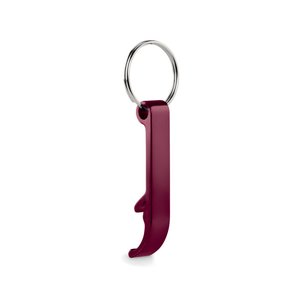 Recycled aluminium key ring — OVIKEY - Back View