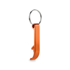 Recycled aluminium key ring — OVIKEY - Back View