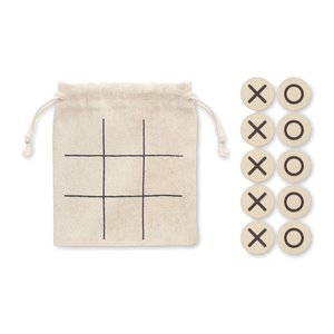 Wooden tic tac toe