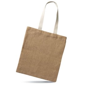 Jute shopping bag — JUHU - Back View