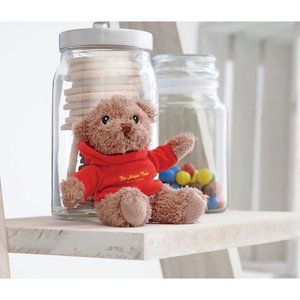 Teddy bear plus with hoodie — JOHNNY