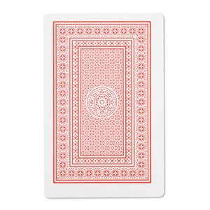 Playing cards in tin box