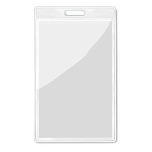 Transparent badge 7.5cmx12.5cm