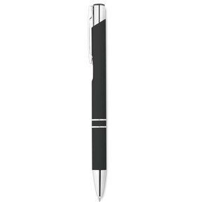 Ball pen in rubberised finish — AOSTA