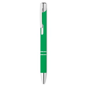 Ball pen in rubberised finish — AOSTA - Back View