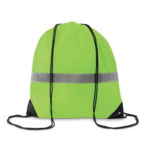 Drawstring reflective stripe