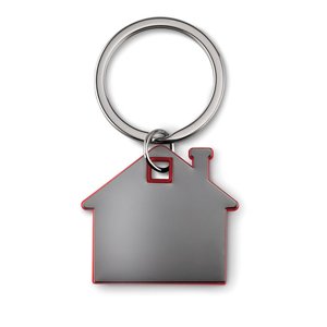 House shape plastic key ring — IMBA - Back View