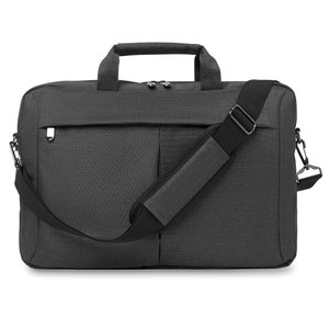Laptop bag in 2 tone 360d — STOCKHOLM - Back View