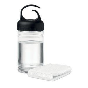 Cooling towel in PET bottle — FRIS - Back View