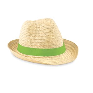 Paper straw hat — BOOGIE - Back View