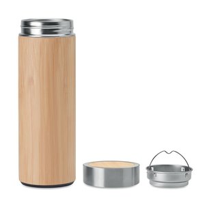 Double wall bamboo flask 400ml — BATUMI