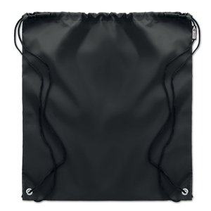 190T RPET drawstring bag — SHOOPPET - Back View