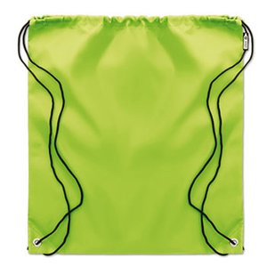 190T RPET drawstring bag — SHOOPPET - Back View