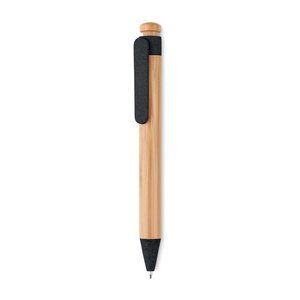 Bamboo/Wheat-Straw ABS ball pen — TOYAMA - Back View