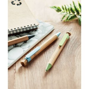 Bamboo/Wheat-Straw ABS ball pen — TOYAMA