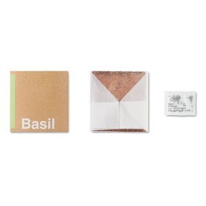 Compost with seeds "BASIL"