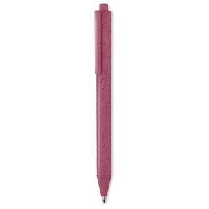 Wheat Straw/ABS push type pen — PECAS - Back View