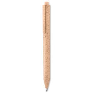 Wheat Straw/ABS push type pen — PECAS - Back View