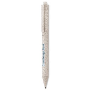 Wheat Straw/ABS push type pen — PECAS
