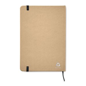 A5 recycled notebook 80 lined — EVERWRITE - Back View