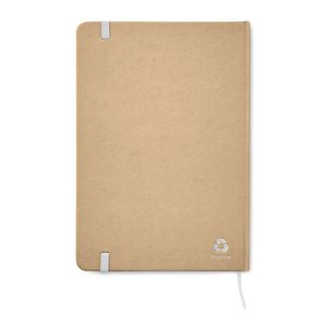 A5 recycled notebook 80 lined — EVERWRITE - Back View