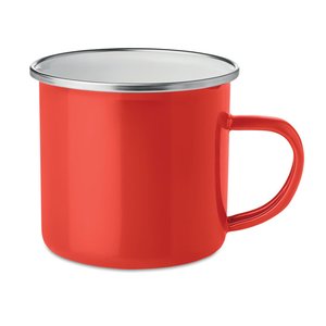 Metal mug with enamel layer — PLATEADO