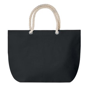 Beach bag with cord handle