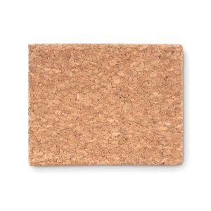 Cork sticky note memo pad