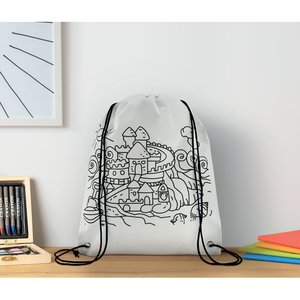 Non woven kids bag with pens — CARRYDRAW