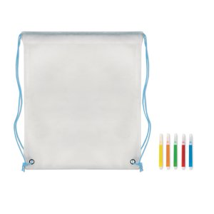 Non woven kids bag with pens