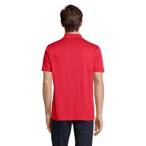 PITCHER UNISEX POLO — PITCHER - Back View