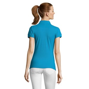 PASSION WOMEN POLO 170g — PASSION - Back View