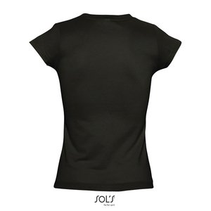 MOON WOMEN'S V-NECK T-SHIRT — MOON - Back View