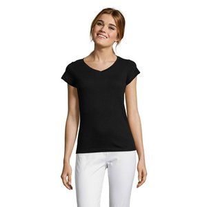 MOON WOMEN'S V-NECK T-SHIRT — MOON