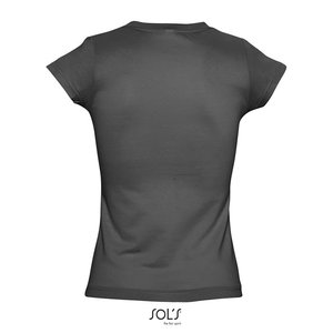 MOON WOMEN'S V-NECK T-SHIRT — MOON - Back View