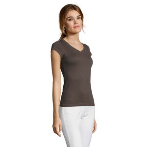 MOON WOMEN'S V-NECK T-SHIRT — MOON