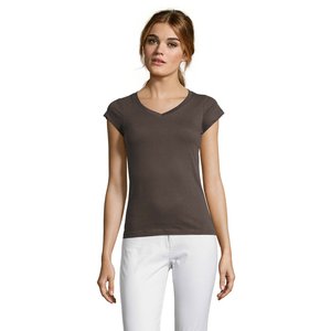 MOON WOMEN'S V-NECK T-SHIRT — MOON