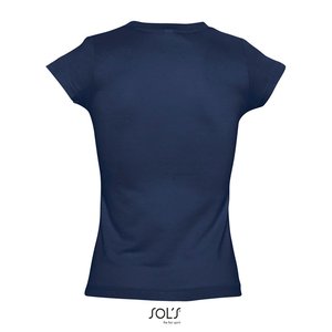MOON WOMEN'S V-NECK T-SHIRT — MOON - Back View
