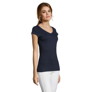 MOON WOMEN'S V-NECK T-SHIRT — MOON