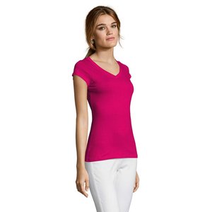 MOON WOMEN'S V-NECK T-SHIRT — MOON