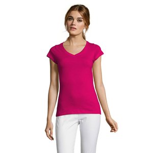 MOON WOMEN'S V-NECK T-SHIRT — MOON