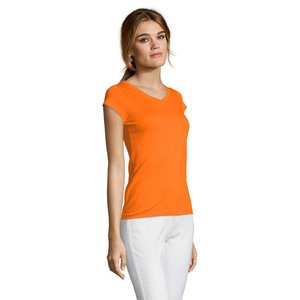 MOON WOMEN'S V-NECK T-SHIRT — MOON
