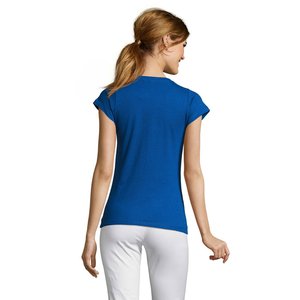 MOON WOMEN'S V-NECK T-SHIRT — MOON - Back View