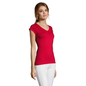 MOON WOMEN'S V-NECK T-SHIRT — MOON