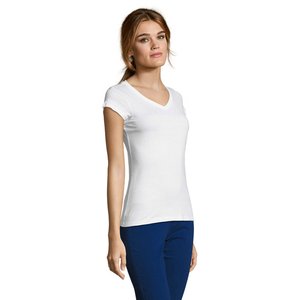 MOON WOMEN'S V-NECK T-SHIRT — MOON